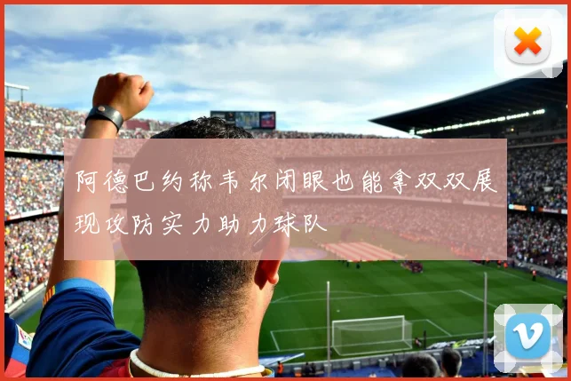 阿德巴约称韦尔闭眼也能拿双双展现攻防实力助力球队